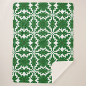 Pine Mandala Sherpa Blanket (3 Sizes) Deken (Voorkant)