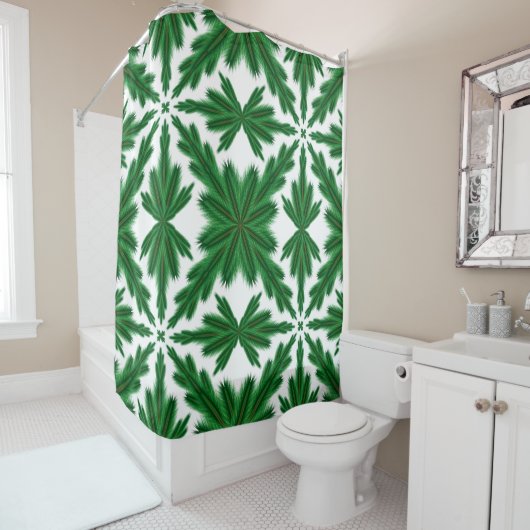 Pine Mandala Shower Curtain Douchegordijn (In situ)