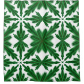 Pine Mandala Shower Curtain Douchegordijn (Voorkant)