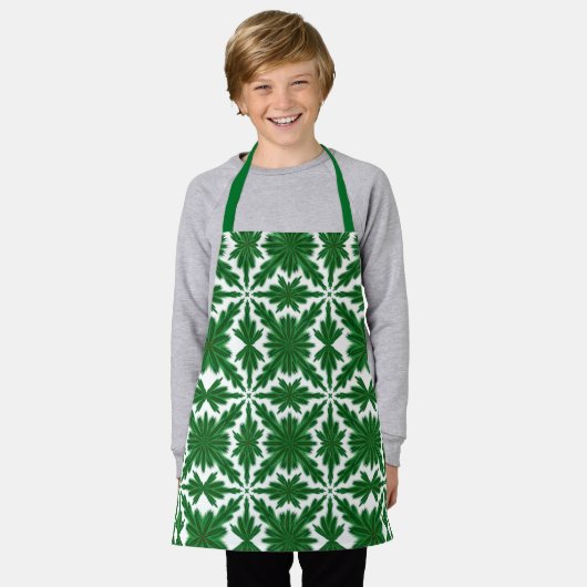 Pine Mandala Small Apron Schort (Gedragen)