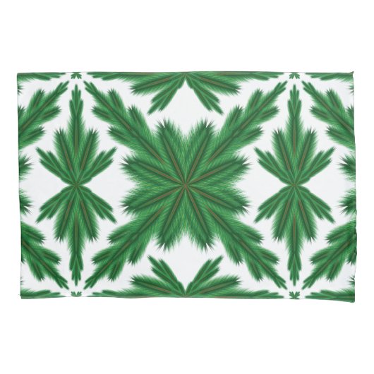 Pine Mandala Standard Pillowcases Kussensloop (Voorkant-Links)