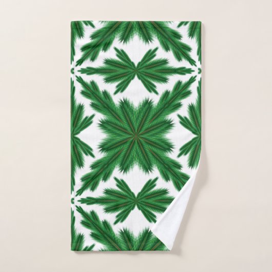 Pine Mandala Towel Set Bad Handdoek (Handdoek)