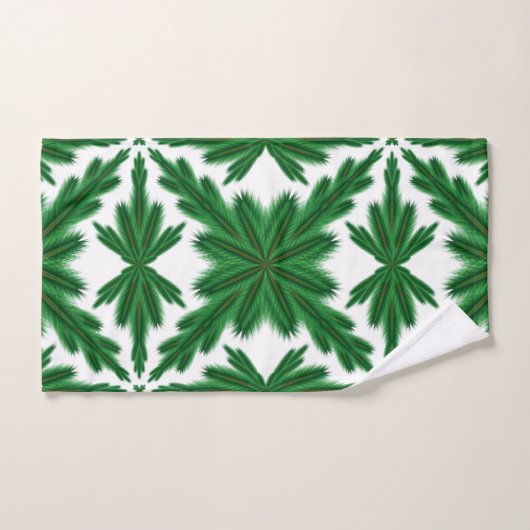 Pine Mandala Towel Set Bad Handdoek (Handdoek)