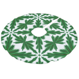 Pine Mandala Tree Skirt Imitatie Linnen Kerstboom Kleed