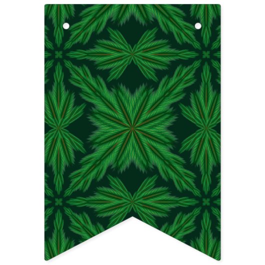 Pine Mandalas Swallowtail Bunting Banner (Eerste vlag)