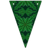 Pine Mandalas Triangle Bunting Banner (Eerste vlag)