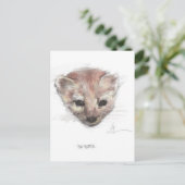Pine Marten Briefkaart (Staand voorkant)