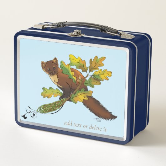 Pine Marten herfstbladeren (Voorkant)