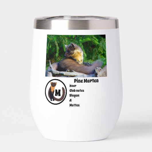 Pine Marten Naam fotomonogram (Achterkant)