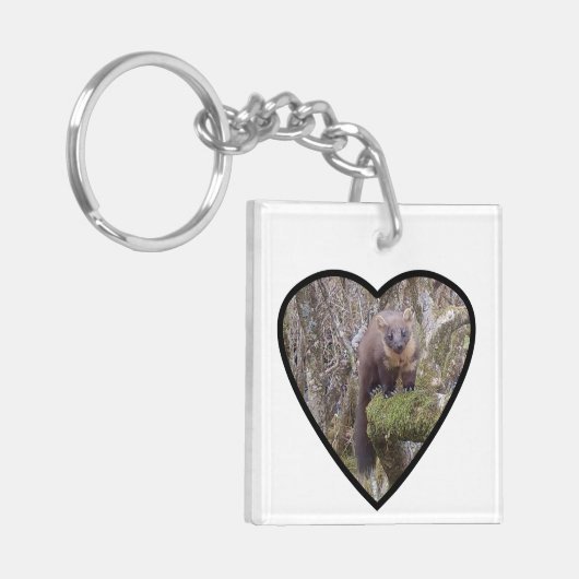 Pine Marten Sleutelhanger (Voorkant Links)