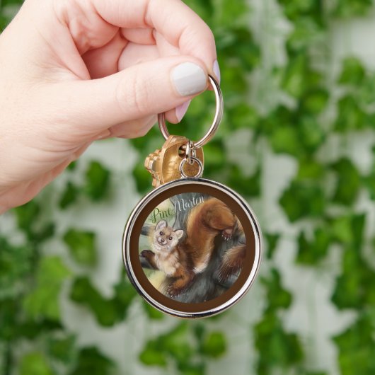 Pine Marten Sleutelhanger (Hand)