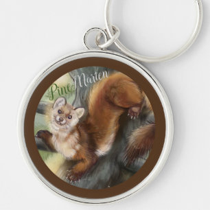 Pine Marten Sleutelhanger
