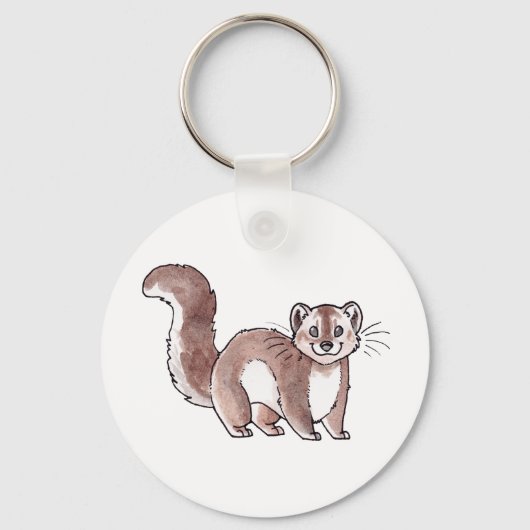 Pine Marten Sleutelhanger (Voorkant)
