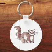 Pine Marten Sleutelhanger (Voorkant)