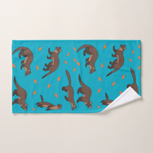 Pine Martens Bad Handdoek (Handdoek)