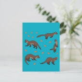 Pine Martens Briefkaart (Staand voorkant)