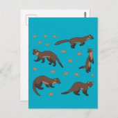 Pine Martens Briefkaart (Voorkant / Achterkant)
