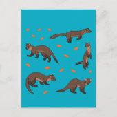 Pine Martens Briefkaart (Voorkant)