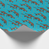 Pine martens cadeaupapier (Hoek)