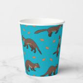 Pine Martens Papieren Bekers (Achterkant)