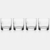 Pine Mountain Cabin Vakantiehuis - Whisky Glas (Achterkant)