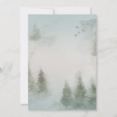 Pine Mountain Forest Burgundy Dusty Roos Save The Date (Achterkant)