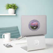 Pine Mountain State Schilderachtig Trail (RD) Sticker (Laptop op bureau)