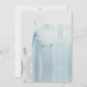 Pine Mountain Waterverf rustiek Kaart (Achterkant)