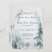 Pine Mountain Waterverf rustiek Kaart (Voorkant / Achterkant)