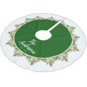 Pine naalden en bessen familie Kerstmis Kerstboom Rok (Gekanteld)