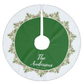 Pine naalden en bessen familie Kerstmis Kerstboom Rok (Voorkant)