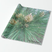 Pine naaldengeleidepapier cadeaupapier (Uitgerold)