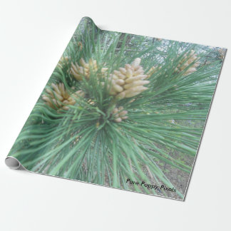 Pine naaldengeleidepapier cadeaupapier