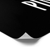 Pine-nap-ple Grappig Fruit Ananas Pun Dark BG Poster (Hoek)