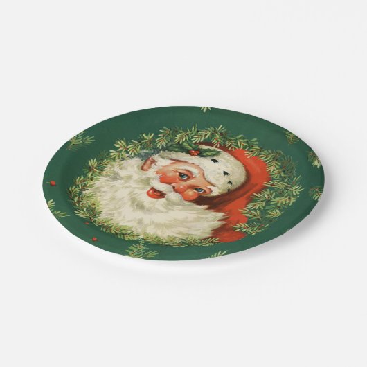 Pine Needle en Kerstmis Papieren Bordje (Gekanteld)