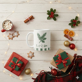 Pine Needle Lane - “A Cup of Cheer” With Pinecone Koffiemok