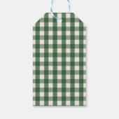 Pine Needle Lane Kerstmis - Diep dennen groen Cadeaulabel (Achterkant)