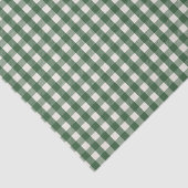 Pine Needle Lane - Pine Green Gingham Pattern Tissuepapier (Detail)