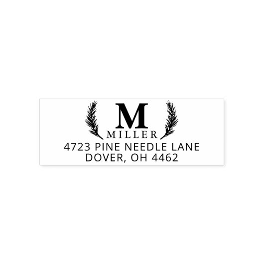 Pine Needle Lane Zelfinktende Stempel (Design)