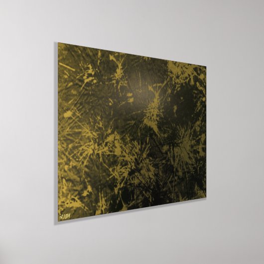 Pine Needles Gold Folie Art Print (Laagn)