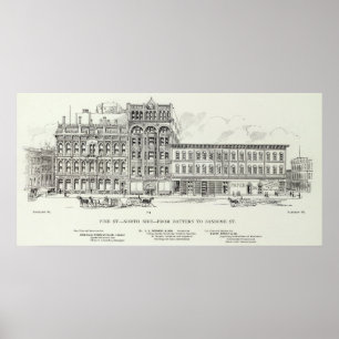 Pine North Side Battery en Sansome Poster