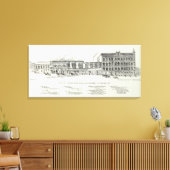 Pine North side Montgomery en Kearny Canvas Afdruk (Insitu (Woonkamer))