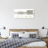 Pine North side Montgomery en Kearny Canvas Afdruk (Insitu (Slaapkamer))