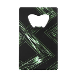 Pine Patroon in perspectief Creditkaart Flessenopener