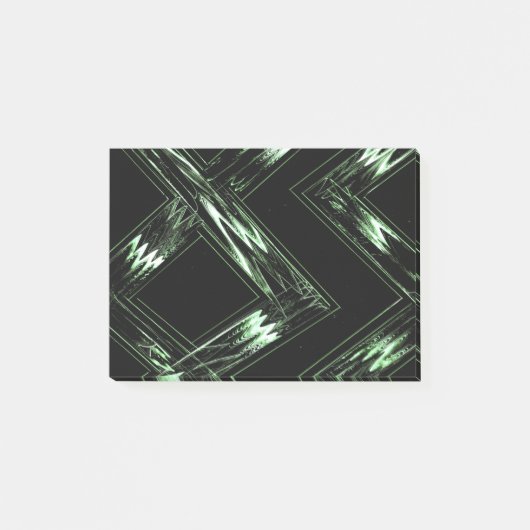 Pine Patroon in perspectief Post-it® Notes (Voorkant)