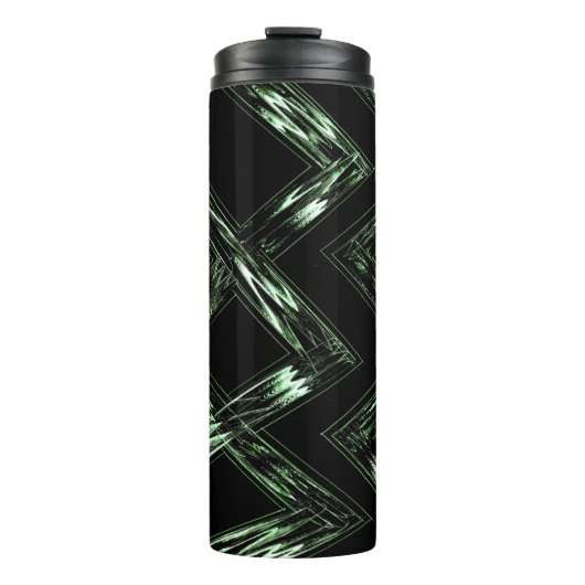 Pine Patroon in perspectief Thermosbeker (Voorkant)