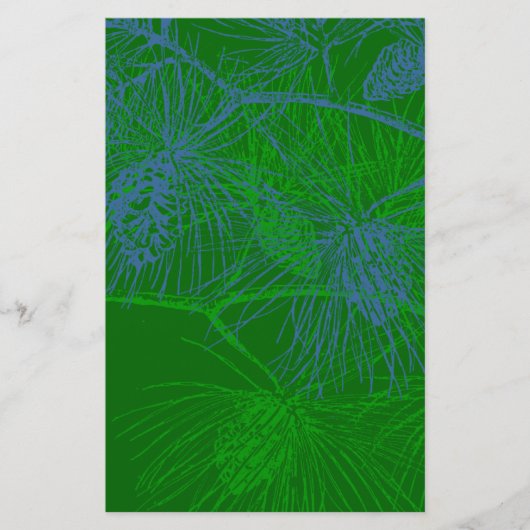 Pine Patroon Scrapbook Papier Papier Papier (Voorkant)