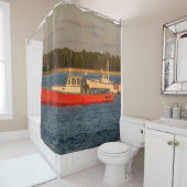 Pine Point Maine Shower Curtain Douchegordijn (In situ)