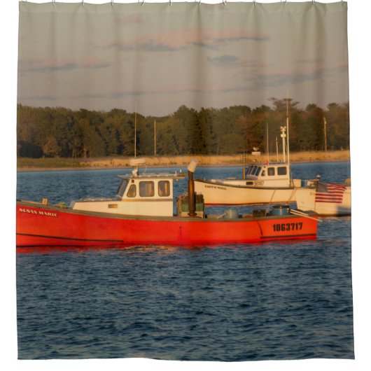 Pine Point Maine Shower Curtain Douchegordijn (Voorkant)