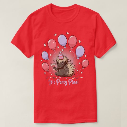 Pine Porcupine T-shirt (Design voorkant)